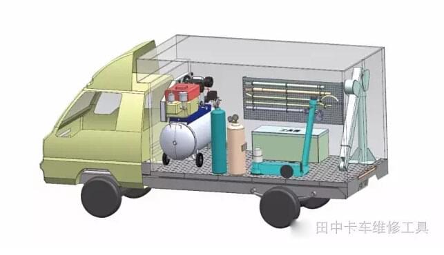 野外维修空压机