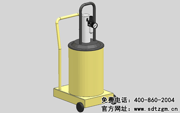 山东尊龙凯时卡车养护抢修服务车气动黄油机