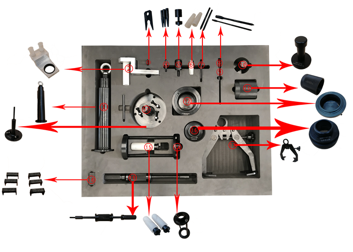 ZF12档变速箱维修专用工具